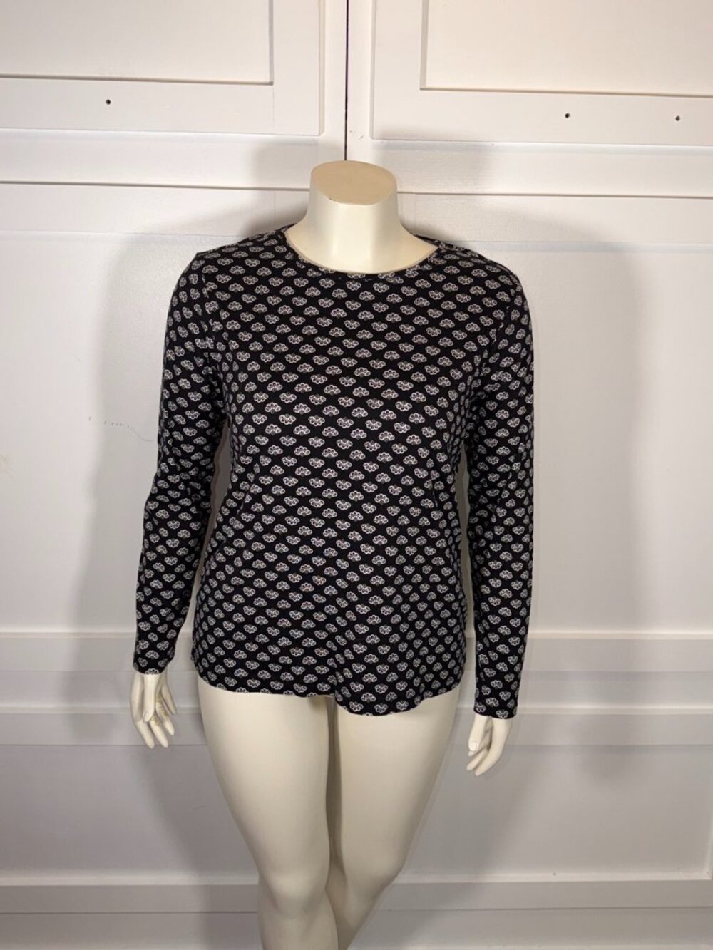Croft & Barrow Classic Tee Women's L Black